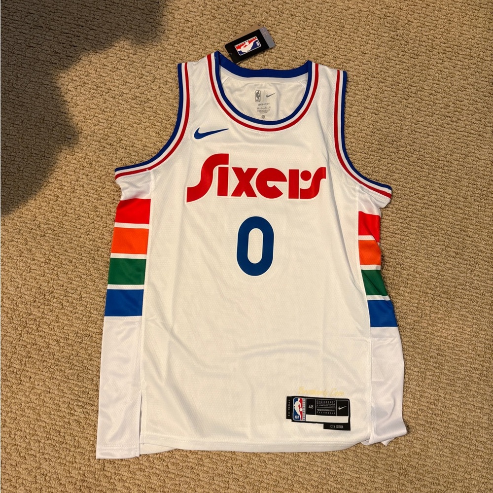 Philadelphia 76ers Tyrese Maxey Nike NBA Jersey